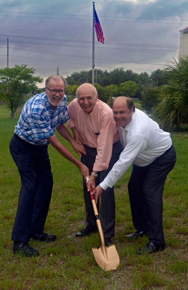 Ground breaking for the new on-site storage for the Valley