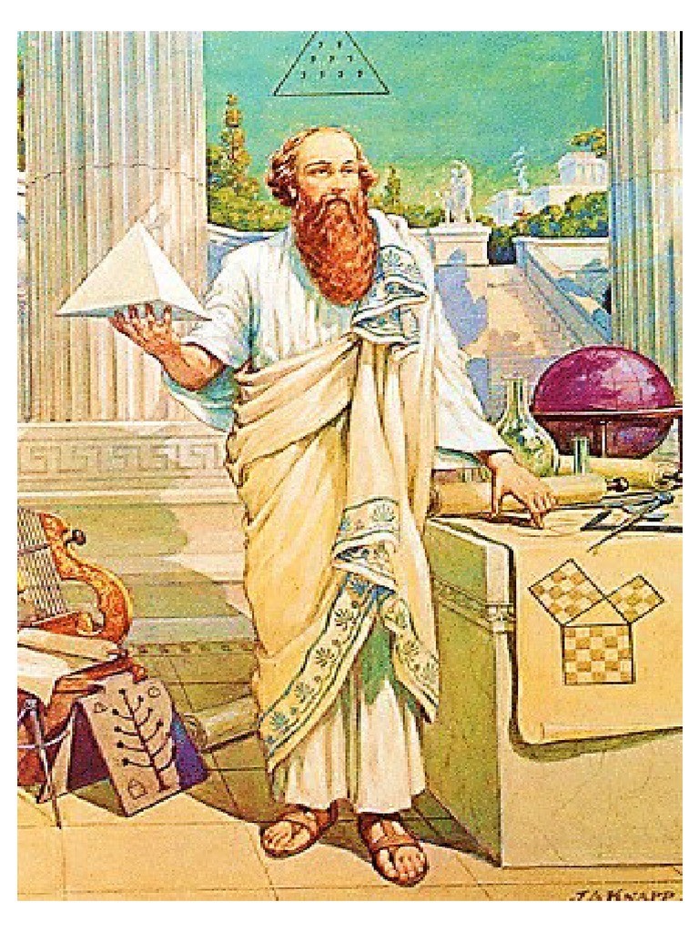 Notable Brothers of Free &amp; Accepted Masonry: Pythagoras of Samos -Philosopher, Mathematician ...